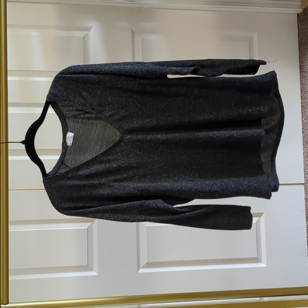 Zara 3/4 sleeved shirt, L, dark grey